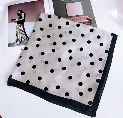 Polka dots square scarf