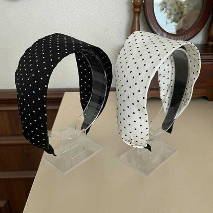 7cm wide polka dots headband