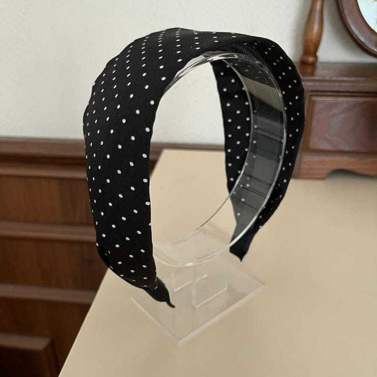 7cm wide polka dots headband