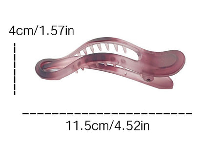 Acrylic long Ibis clip with teeth