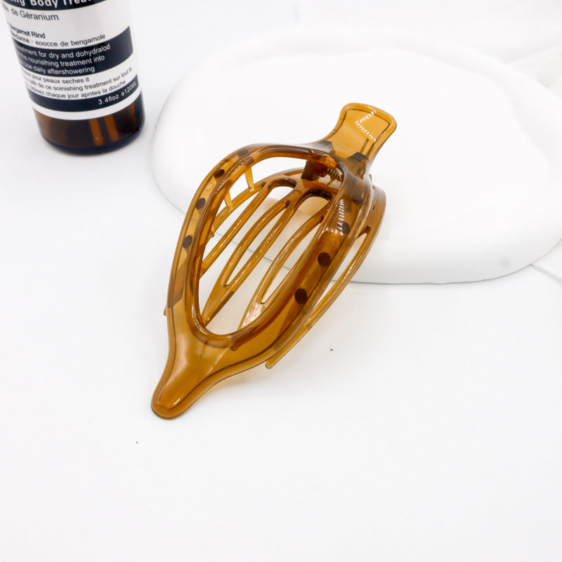 Large acrylic Ibis clip with teeth