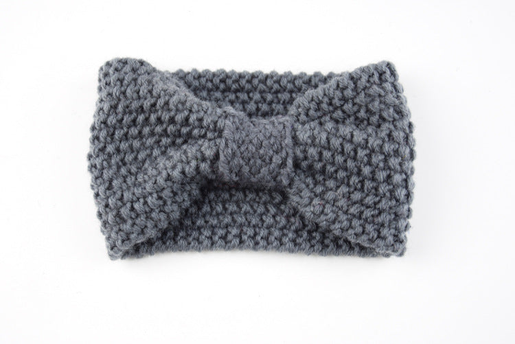 Two way knotted crochet headband