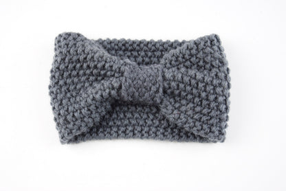 Two way knotted crochet headband