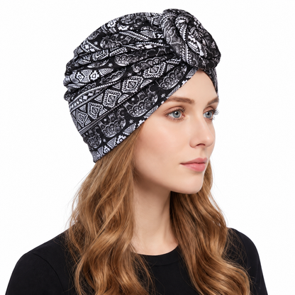 Multicoloured hair cap