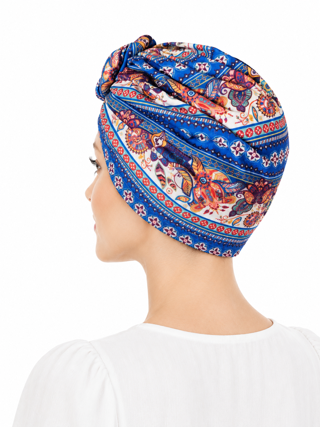Multicoloured hair cap