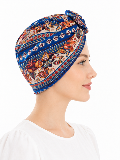 Multicoloured hair cap