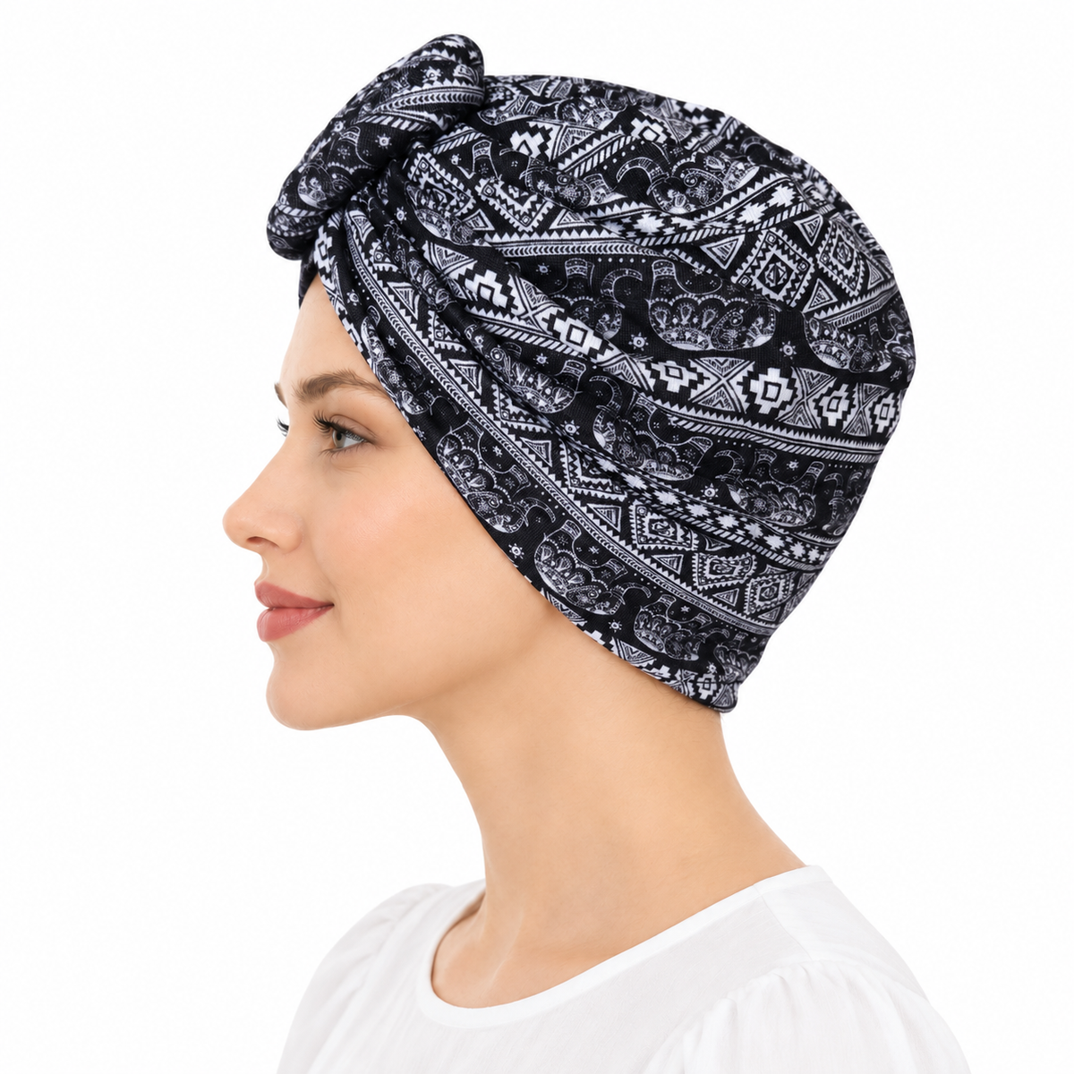 Multicoloured hair cap