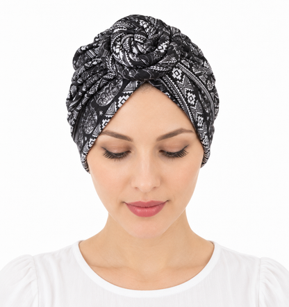 Multicoloured hair cap