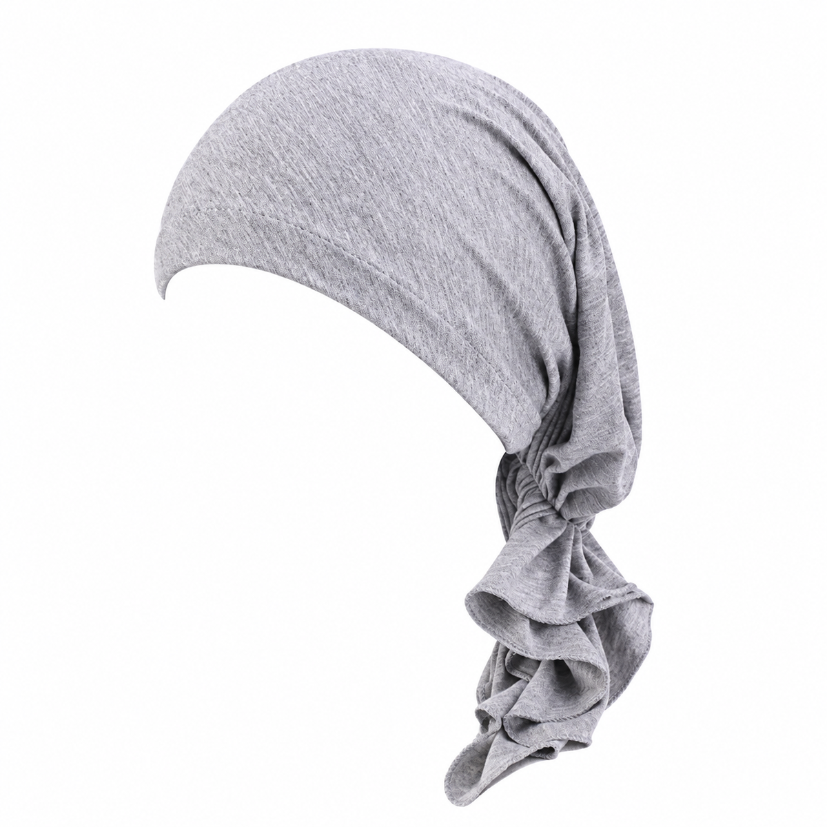 Jersey hair cap with tail