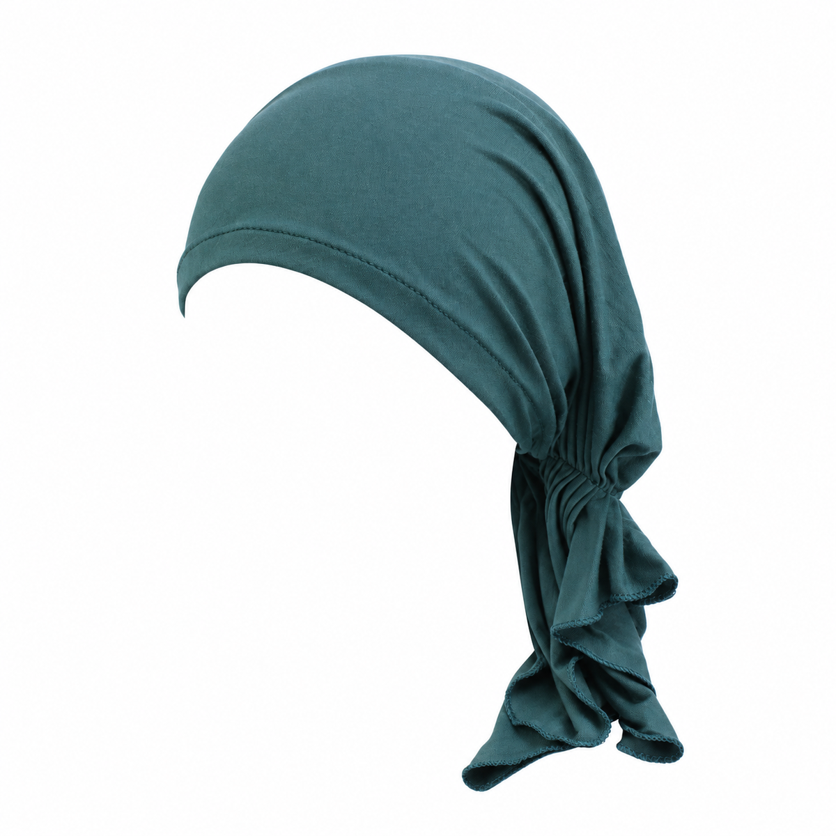 Jersey hair cap with tail