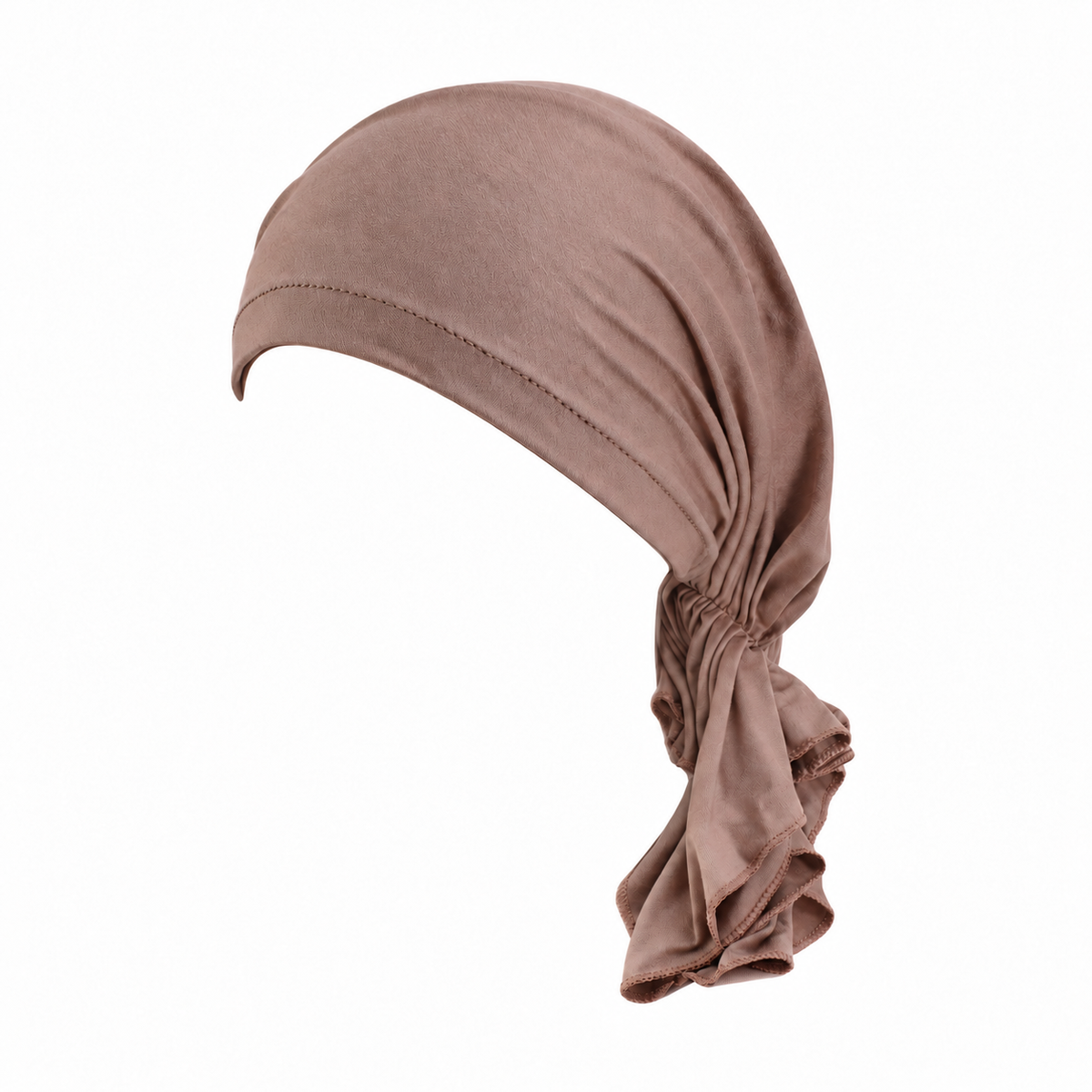 Jersey hair cap with tail