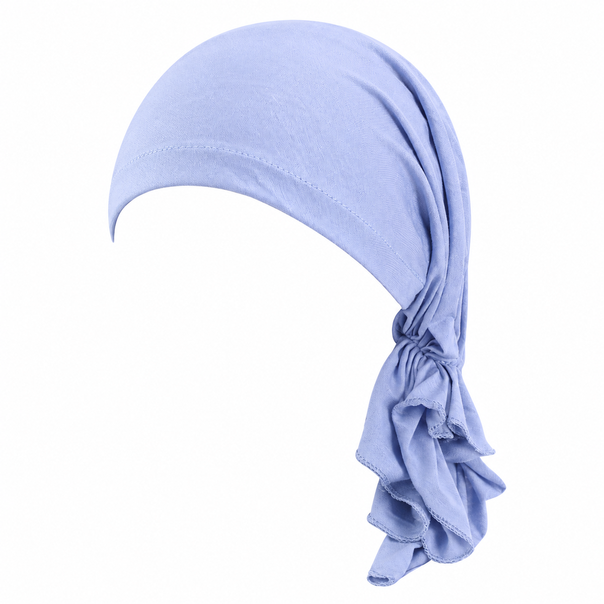 Jersey hair cap with tail