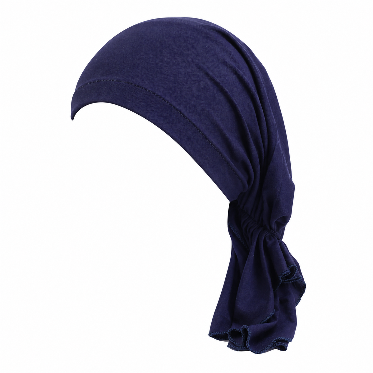 Jersey hair cap with tail