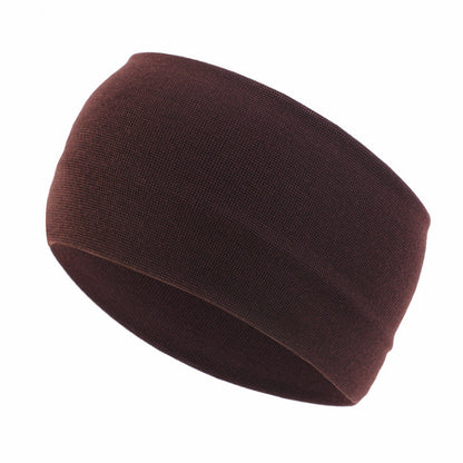 Extra-wide soft knitted stretchy loop headband