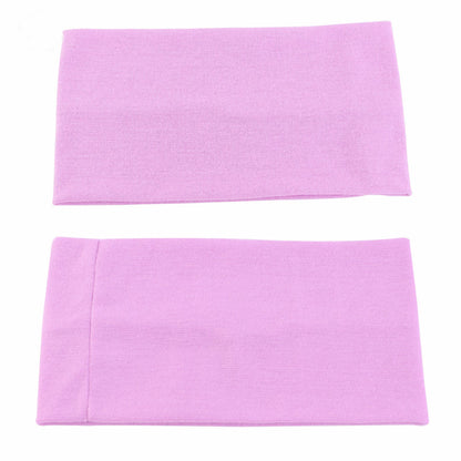 Extra-wide soft knitted stretchy loop headband