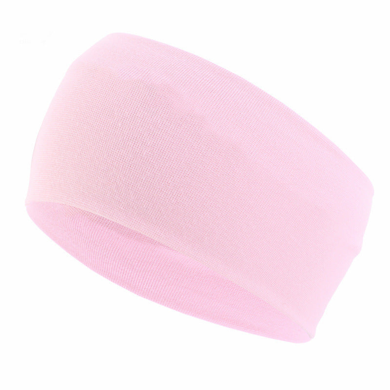 Extra-wide soft knitted stretchy loop headband