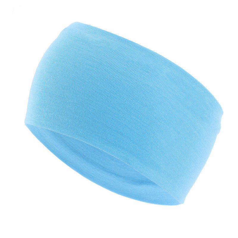 Extra-wide soft knitted stretchy loop headband