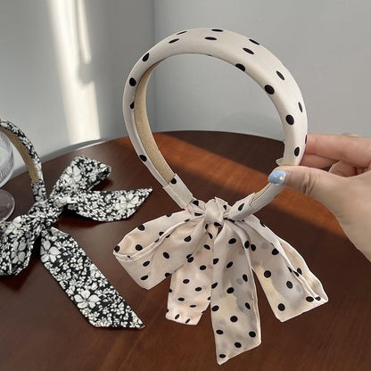Headband with long scarves