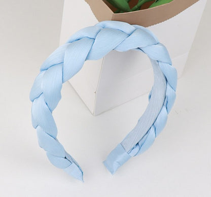 Chiffon padded braids top headband
