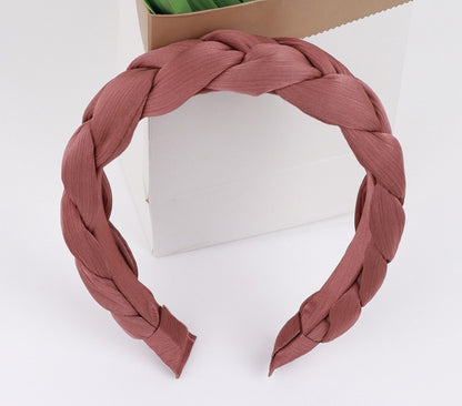 Chiffon padded braids top headband