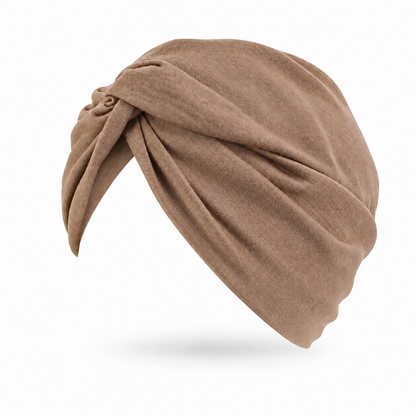 Twist front thin hair cap