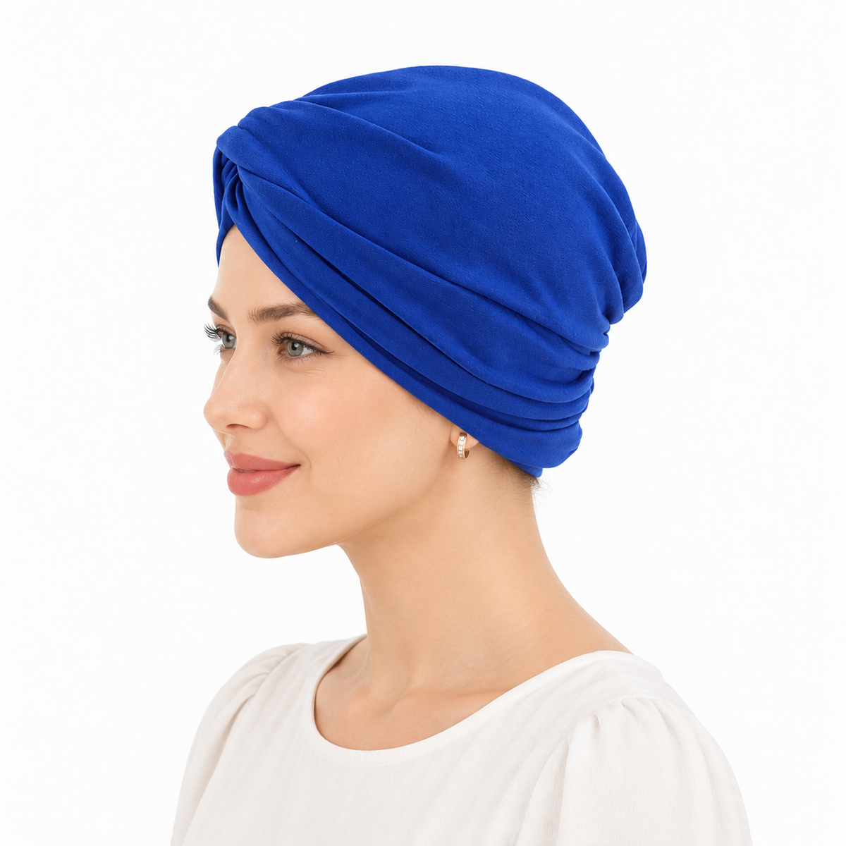 Twist front thin hair cap