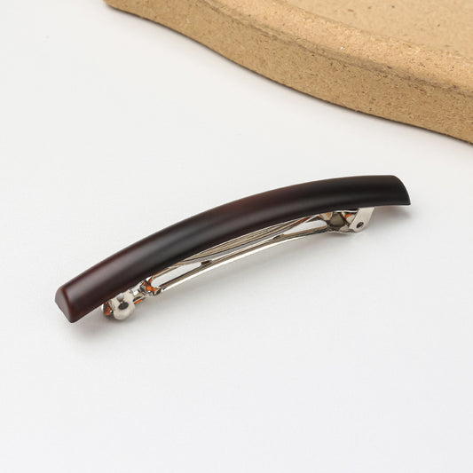 Slim rectangle hair barrette