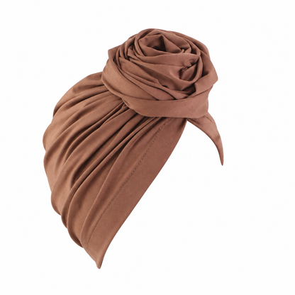 Large flower top hair cap