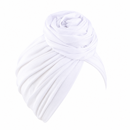 Large flower top hair cap