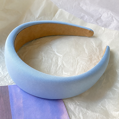 4cm-wide plain padded headband