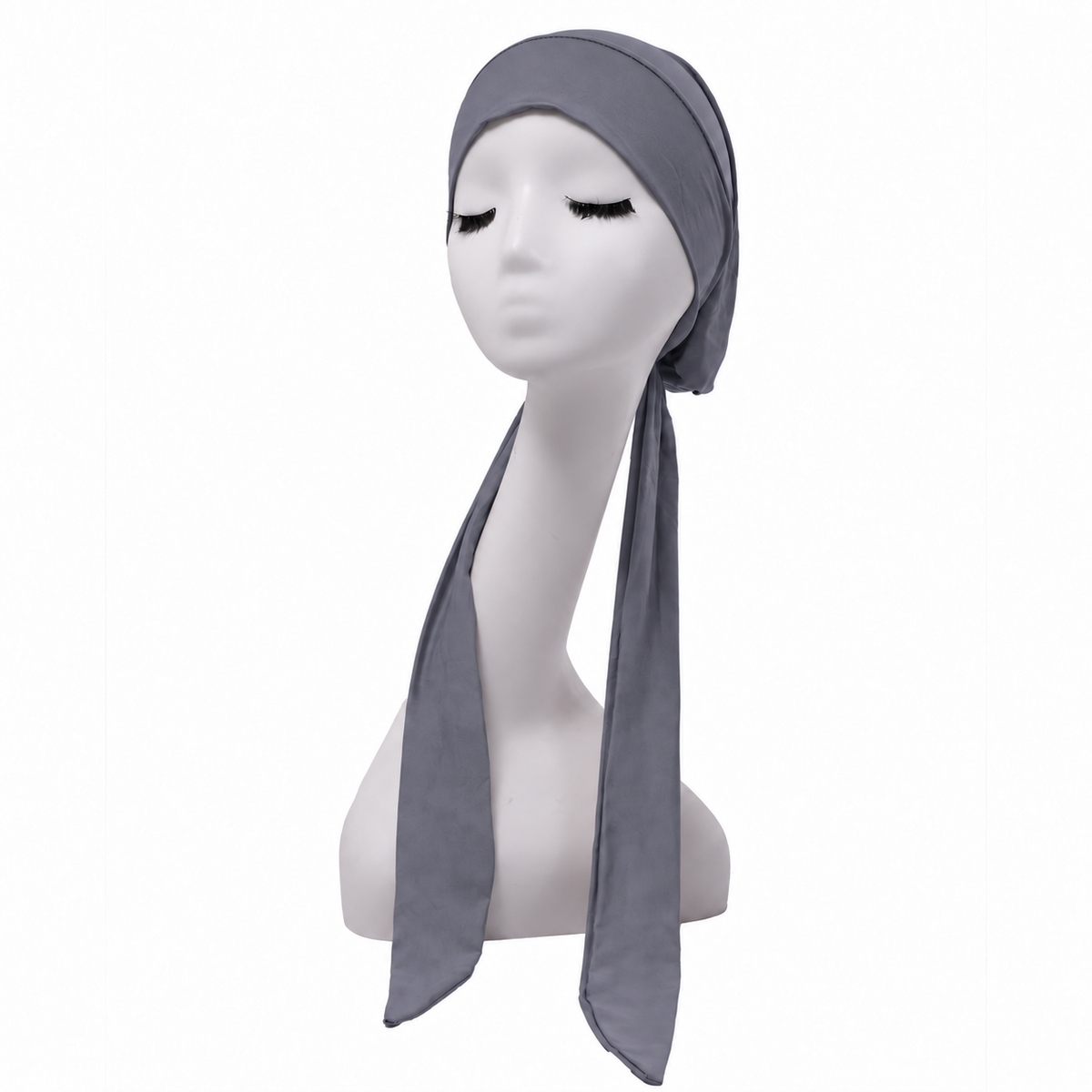 Hair cap with long scarves
