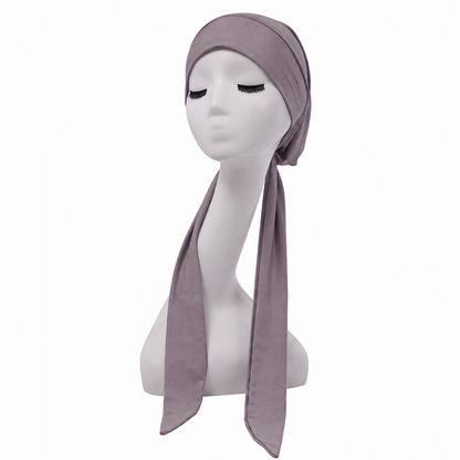 Hair cap with long scarves