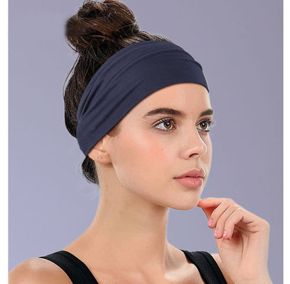 Super soft jersey cotton sporty bandanna hair band