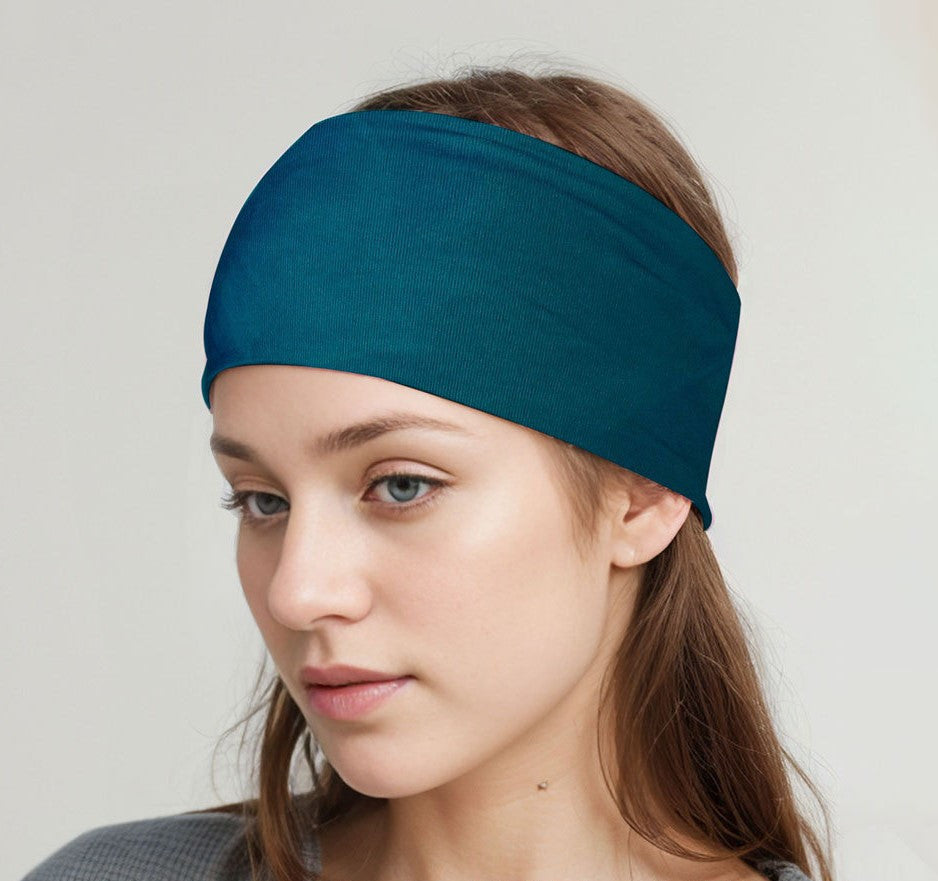 Super soft jersey cotton sporty bandanna hair band