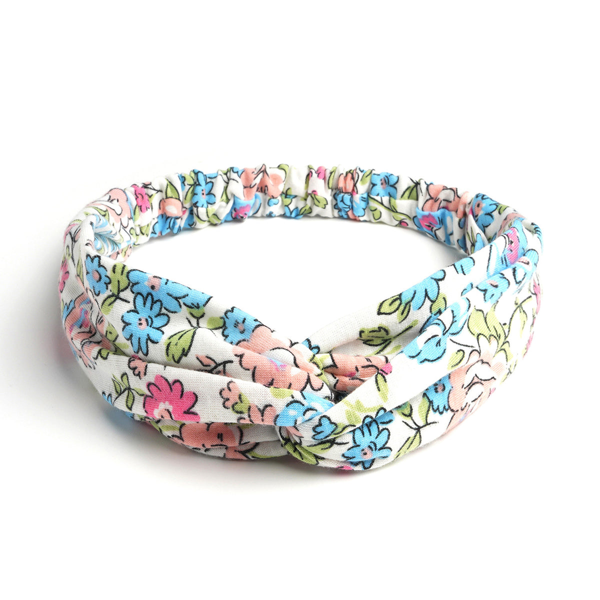 Paisley twist front elastic headband