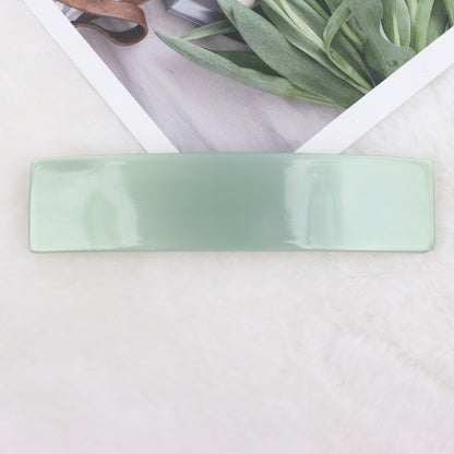 Large resin hair barrette