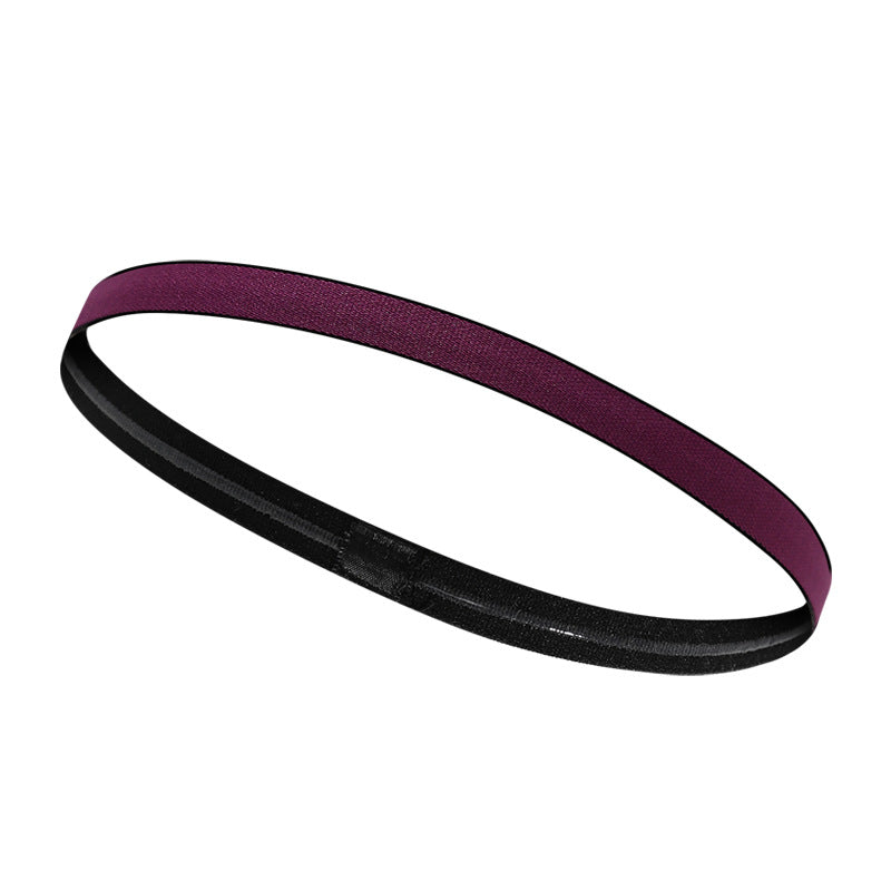 1.3cm wide non-slip sporty elastic hair band