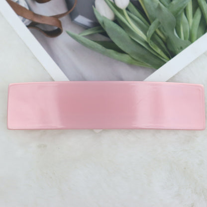 Large resin hair barrette