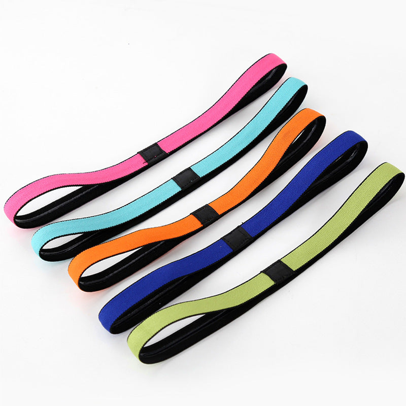 1.3cm wide non-slip sporty elastic hair band