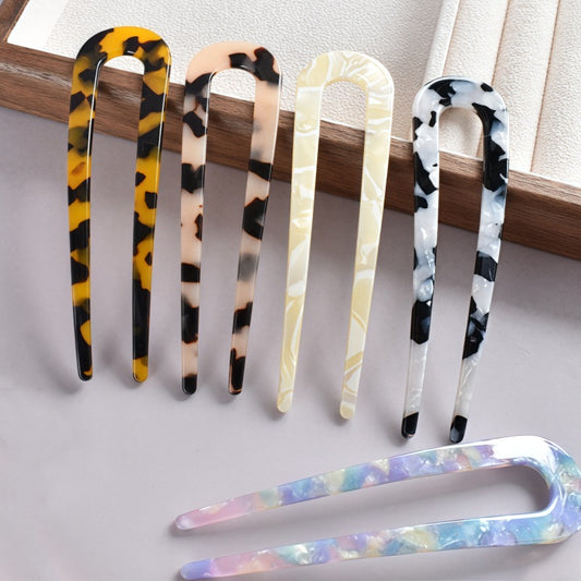 Resin slim hair fork