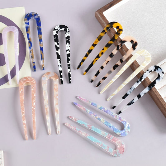 Resin slim hair fork