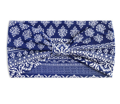 Ethnic style 2-way bandanna hair band