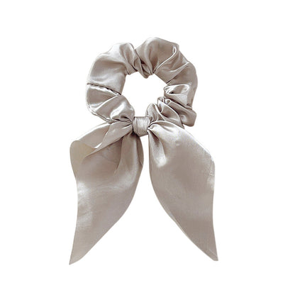 Satin scrunchies with bow