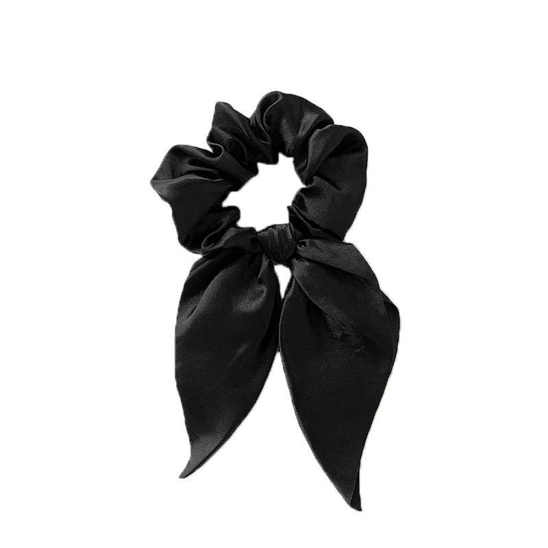 Satin scrunchies with bow