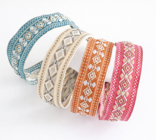 Embroidered headband
