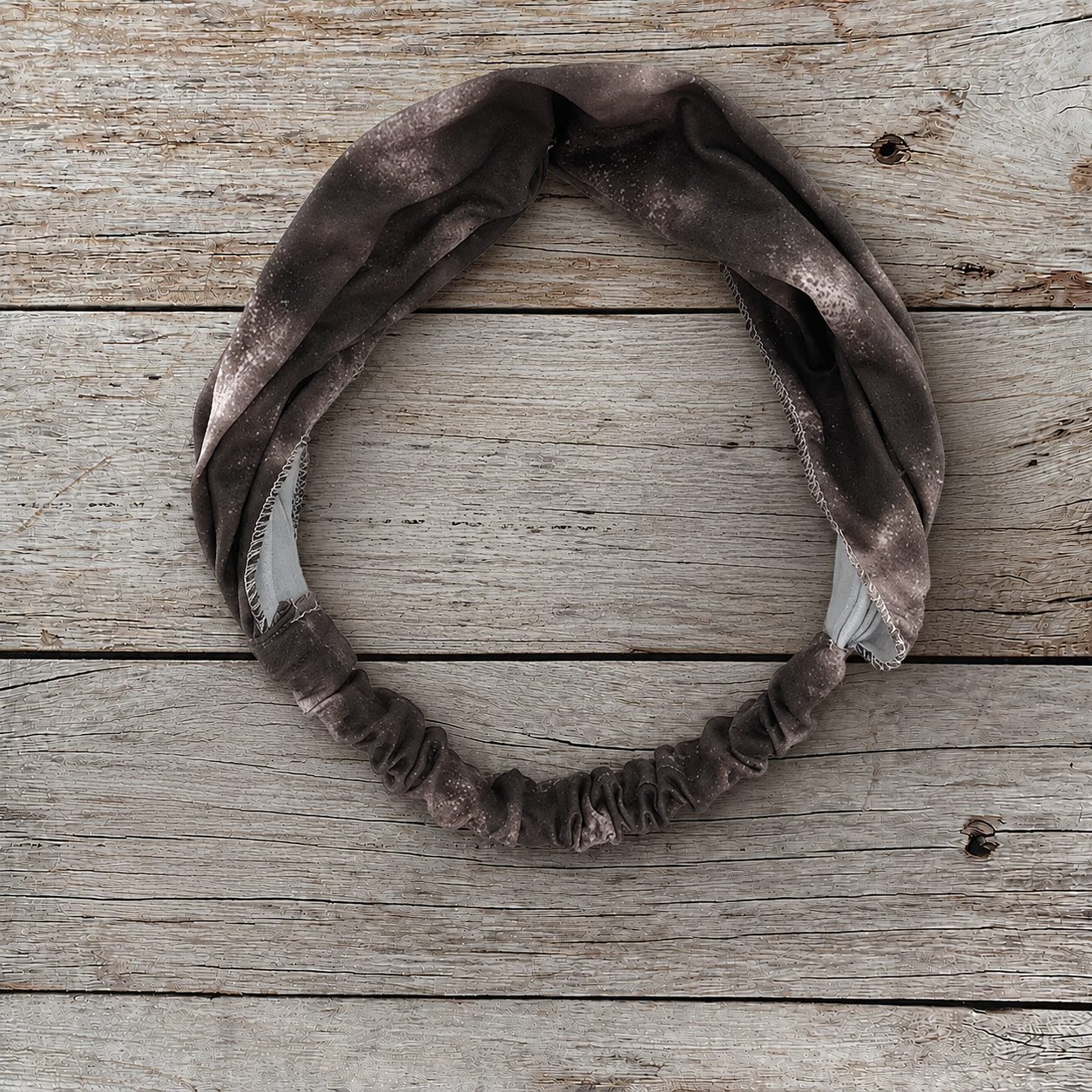 Floral extra wide bandanna headband
