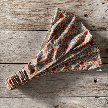 Floral extra wide bandanna headband