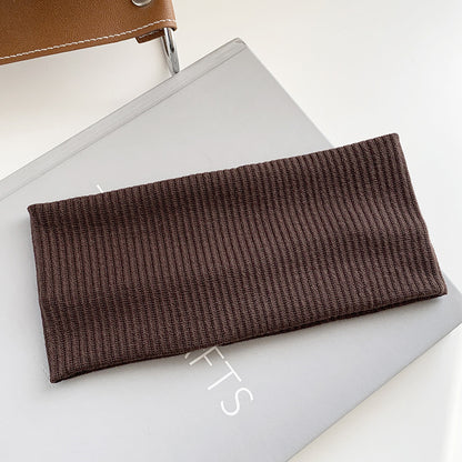 Ribbed wide loop headband