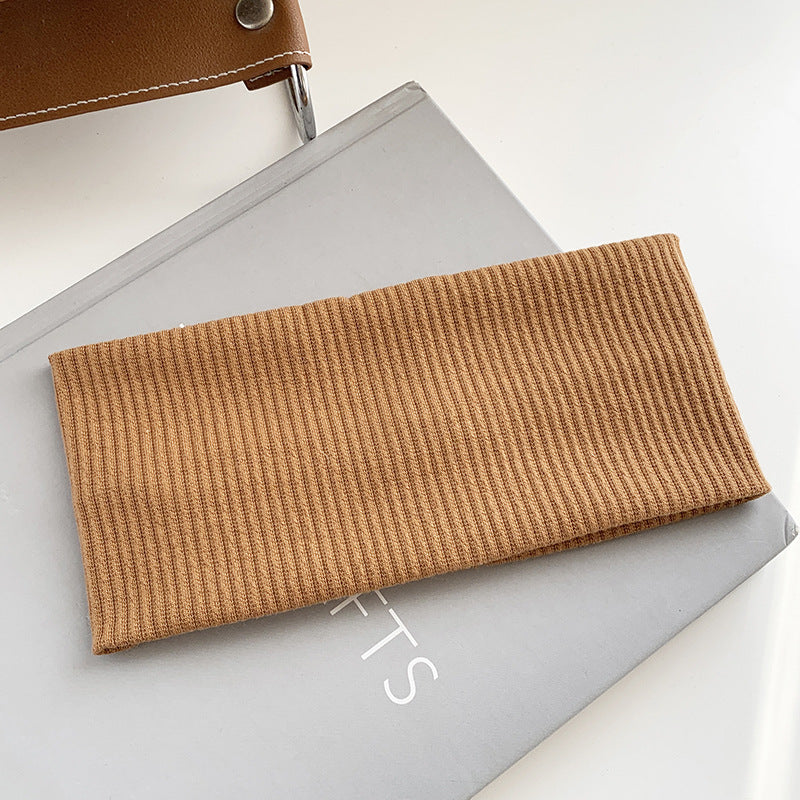 Ribbed wide loop headband