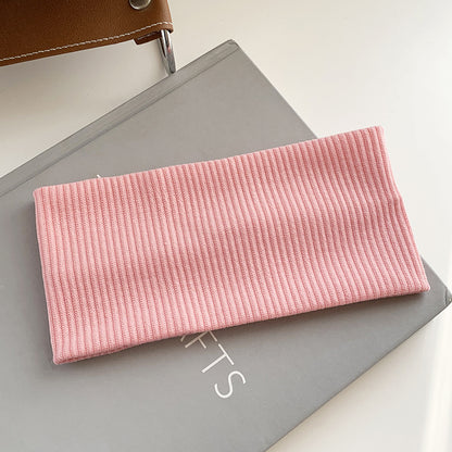 Ribbed wide loop headband